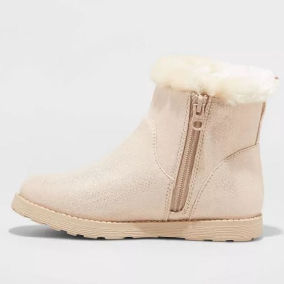 Georgeina Shearling Style Boots - Cat & Jack - Picture 2 of 3